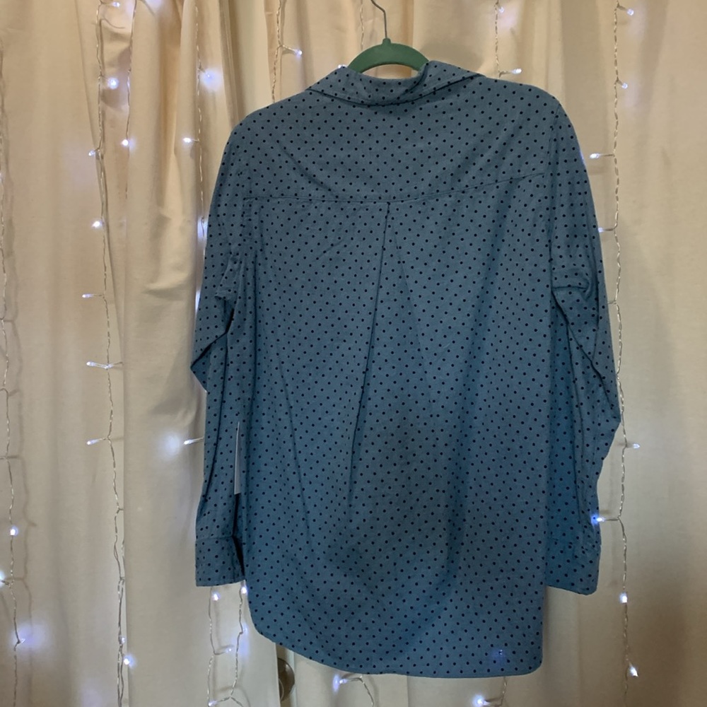 Grayson Threads Button Down Polka Dot - Nwt - image 6